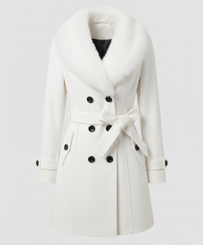 Damen Pelzmantel Elegantes Design