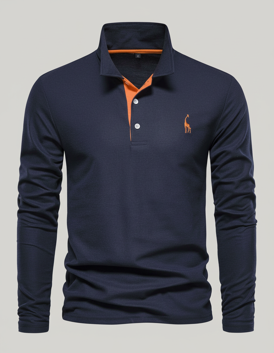 Herren Poloshirt Atmungsaktives Baumwoll Weiß