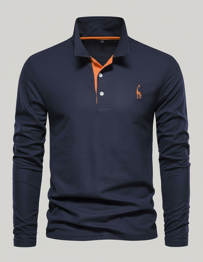 Herren Poloshirt Atmungsaktives Baumwoll Weiß