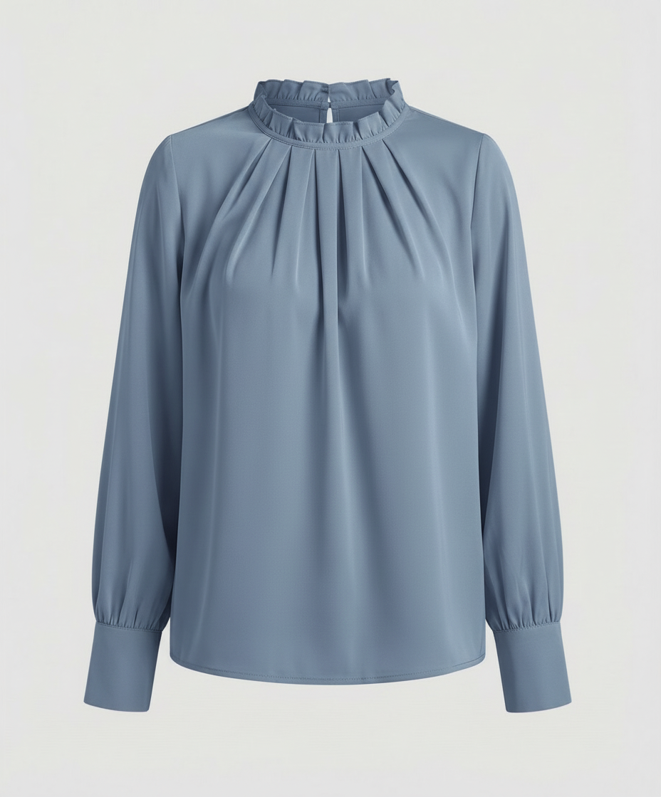 Damen Langarmtop Herbst Farben