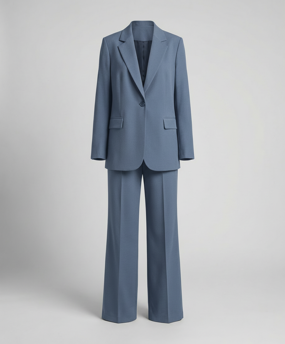 Damen Blazer Set Elegantes Design Bequem