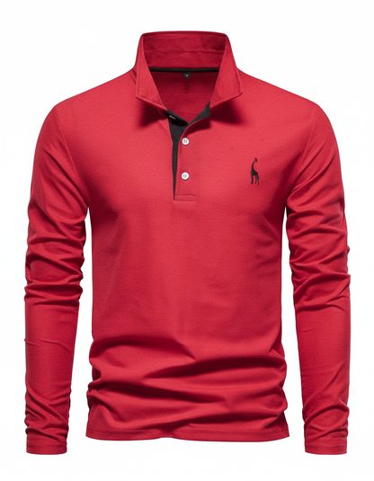 Herren Poloshirt Atmungsaktives Baumwoll Weiß