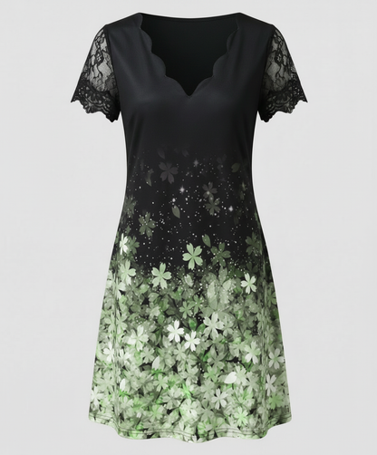 Norvielle Damen Kleid Elegantes Detail
