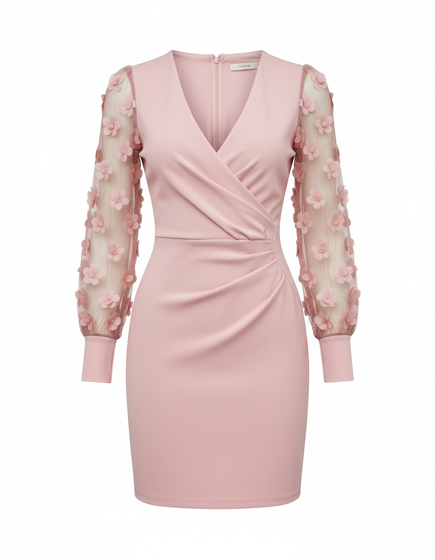 Damen Spitzen Cocktailkleid Festlich