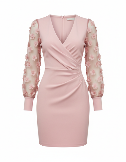 Damen Spitzen Cocktailkleid Festlich