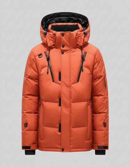 Herren Daunenjacke Elegantes Design