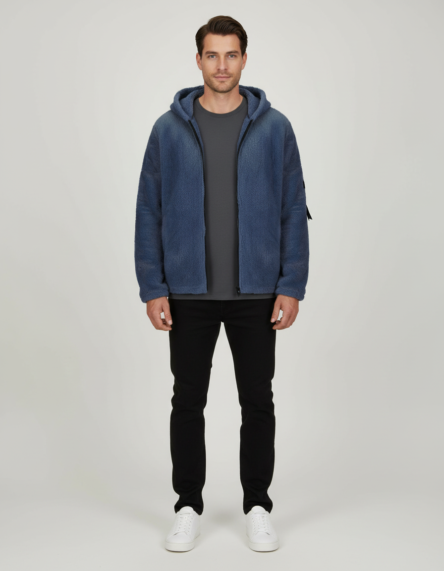 Norvielle Herren Winterjacke Fleece