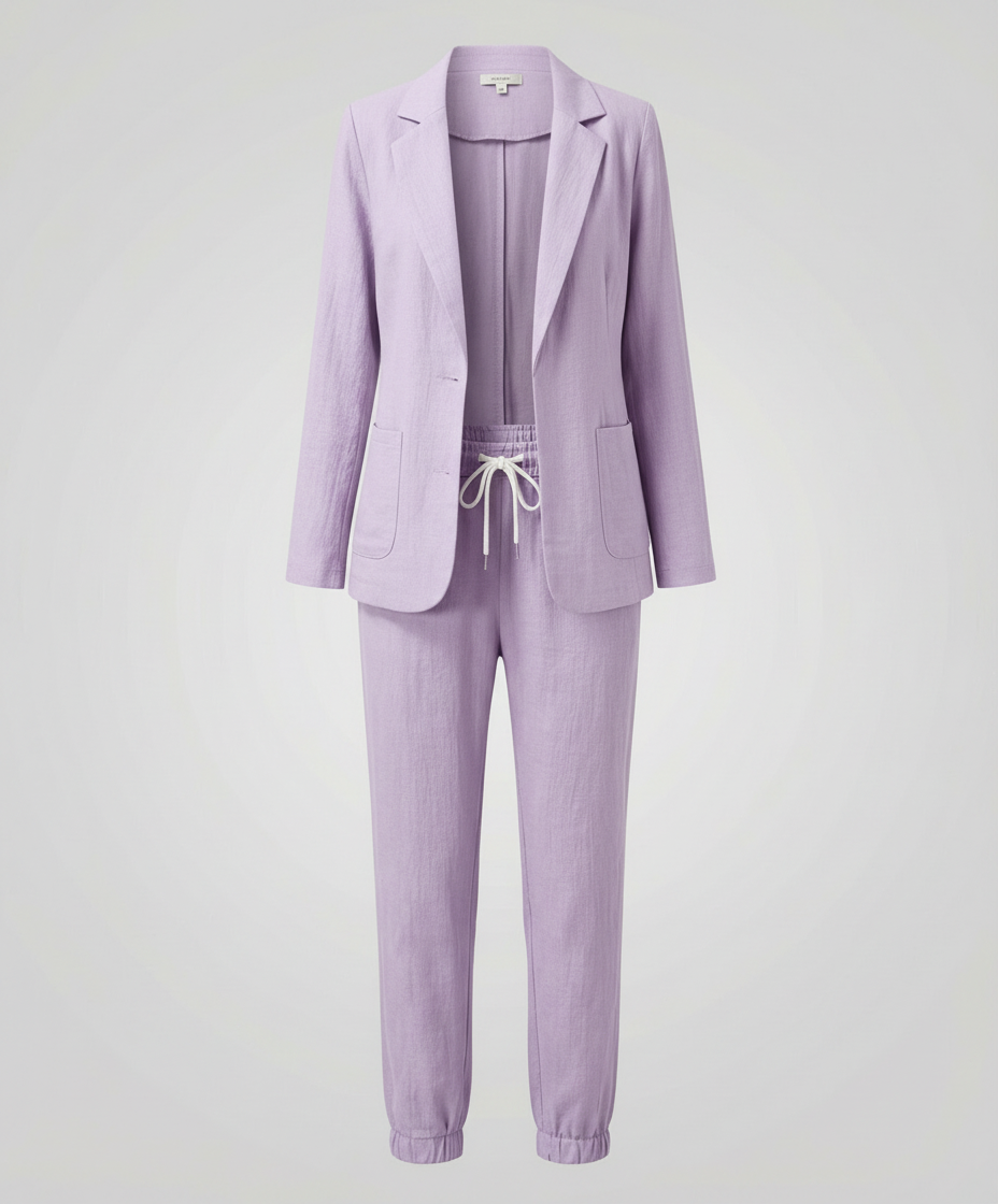 Damen Blazer Jogger Set Elegantes Design
