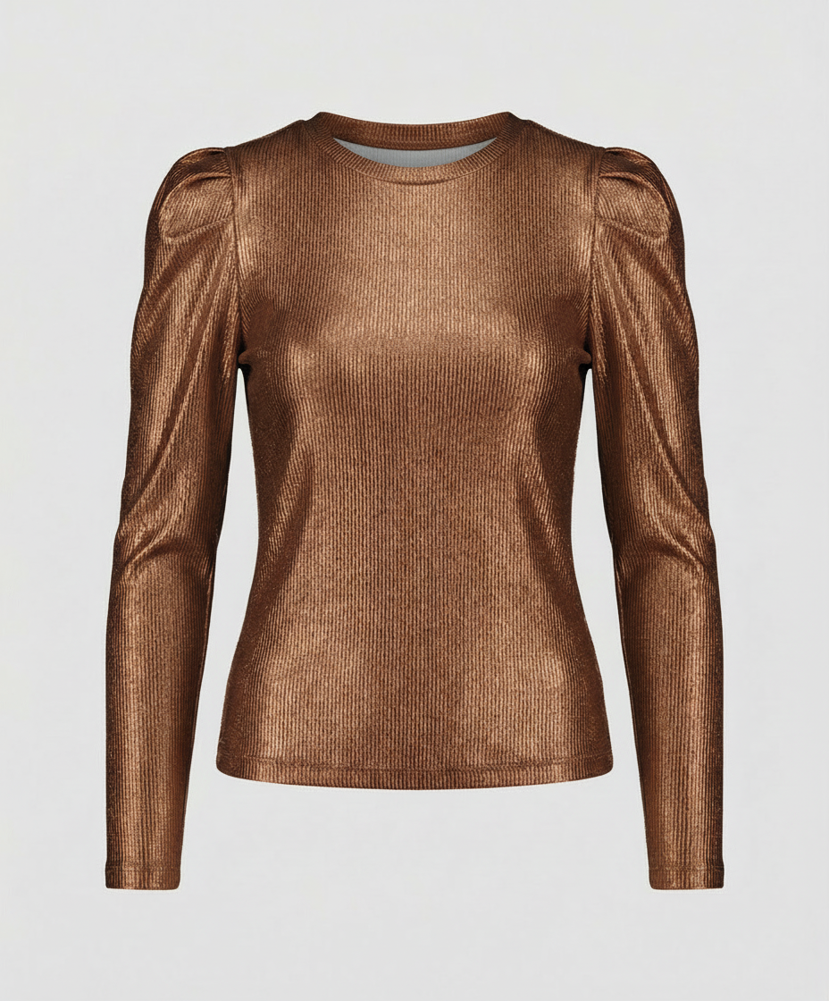 Damen Oberteil Glitzer