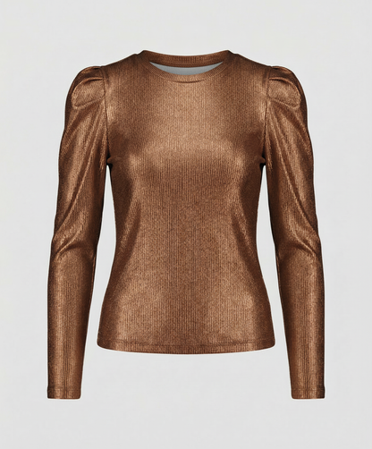 Damen Oberteil Glitzer