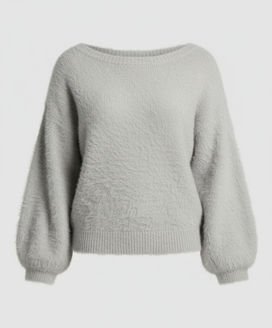 Damen Oversized Pullover Mohair