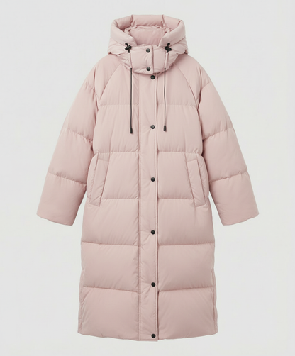 Damen Winterpufferjacke Lang