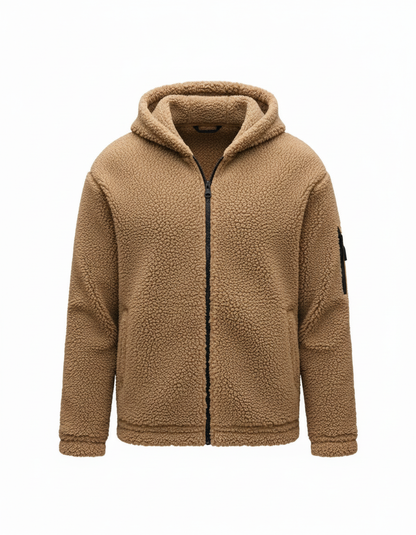 Herren Fleece Winterjacke