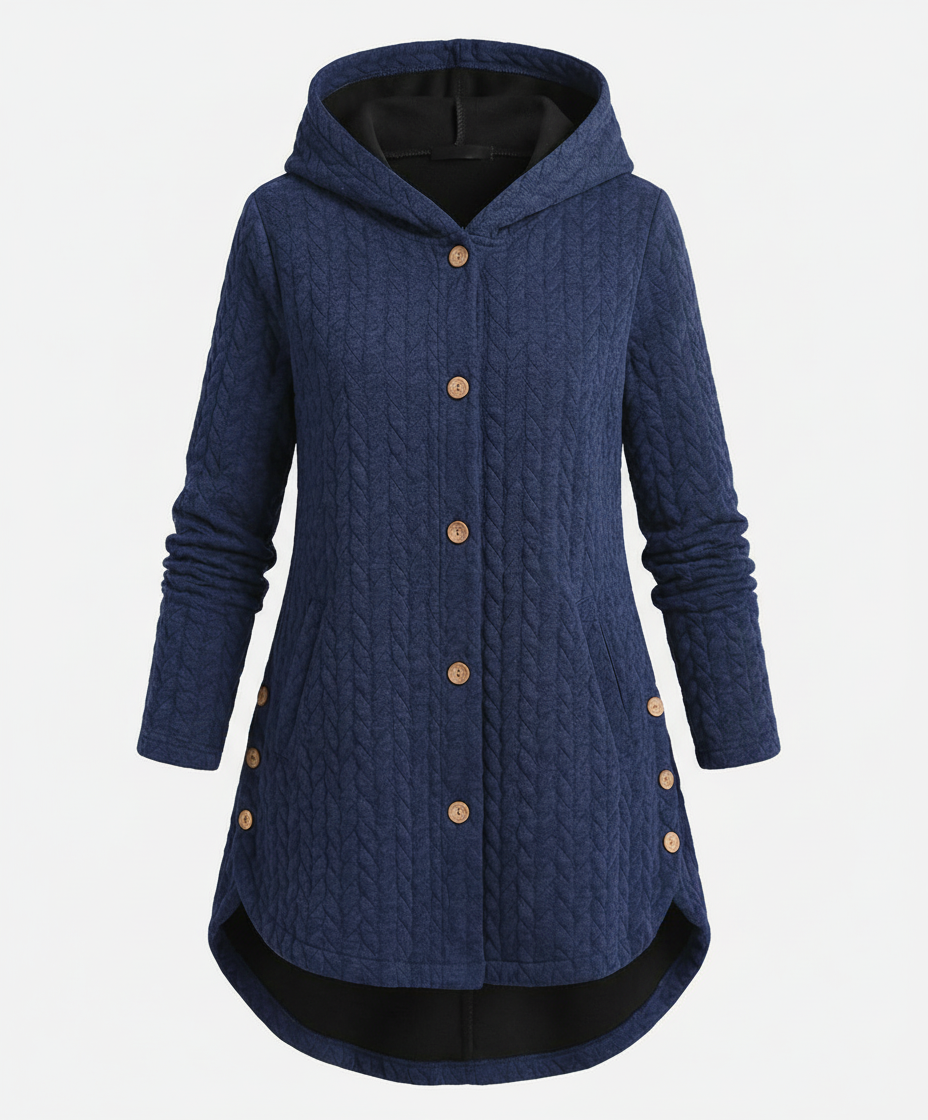 Damen Winterjacke Rotwein isoliert