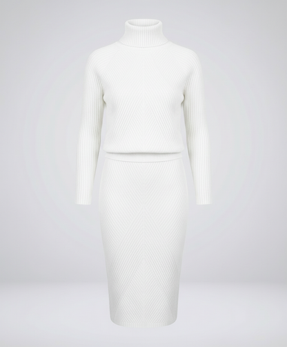 Damen Strickkleid Gemütlich