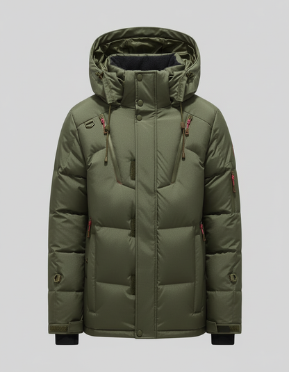 Herren Daunenjacke Elegantes Design
