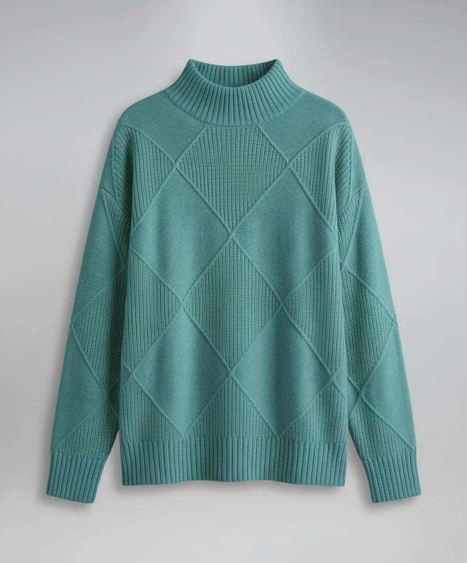 Damen Kaschmir Rollkragenpullover Weich