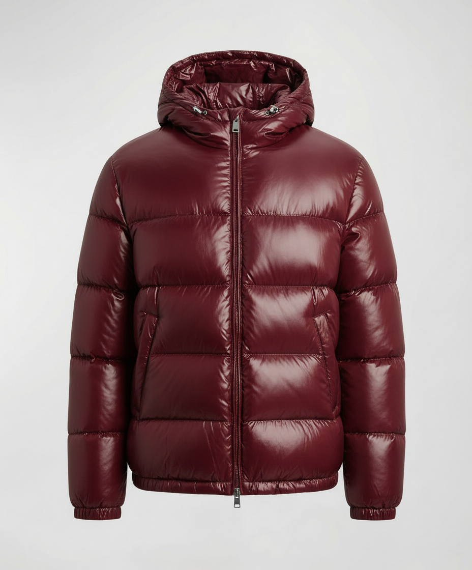 Unisex Daunenpufferjacke Wasserabweisend