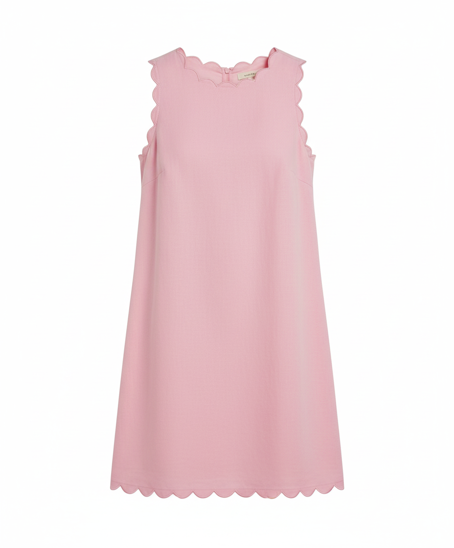 Damen Sommerkleid Leicht Baumwolle