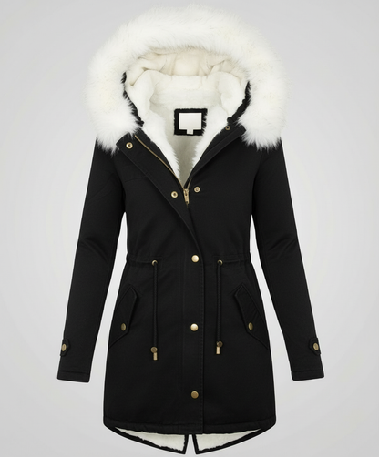 Damen Winterjacke Mittellang Warm