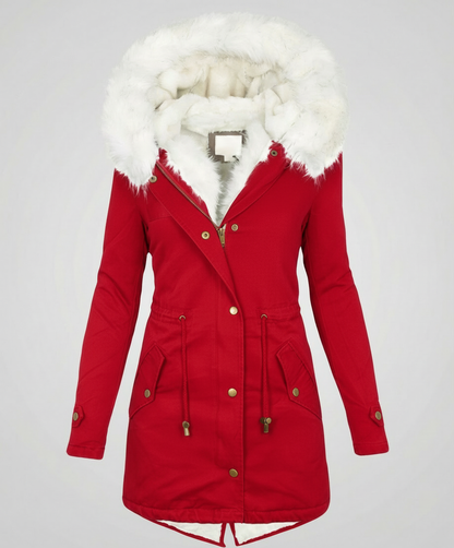 Damen Winterjacke Mittellang Warm