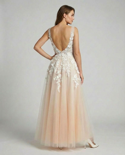 Elegantes A-Linie Hochzeitskleid