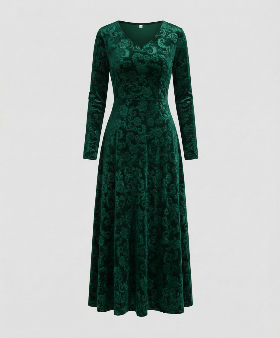 Figurformendes Ausgestelltes Damenkleid