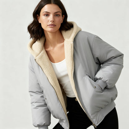 Damen Oversized Jacke Großvolumig