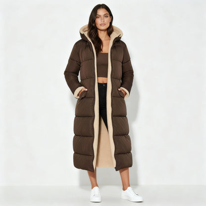 Umkehrbare Damen Winterjacke Komfort
