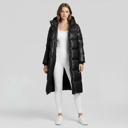 Warme Daunen Winterjacke Wasserdicht Komfort