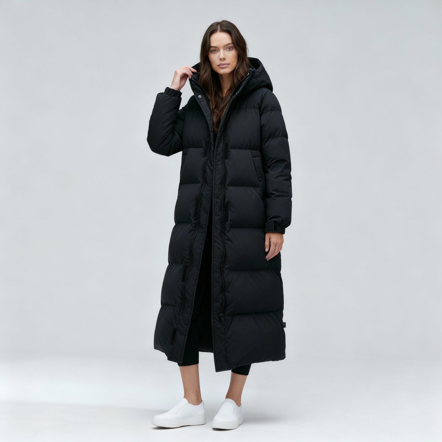 Damen Winterjacke Winddicht Lang