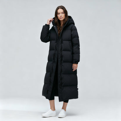 Damen Winterjacke Winddicht Lang