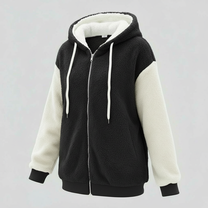 Teddy Kapuzenpullover Extra Warm Beige