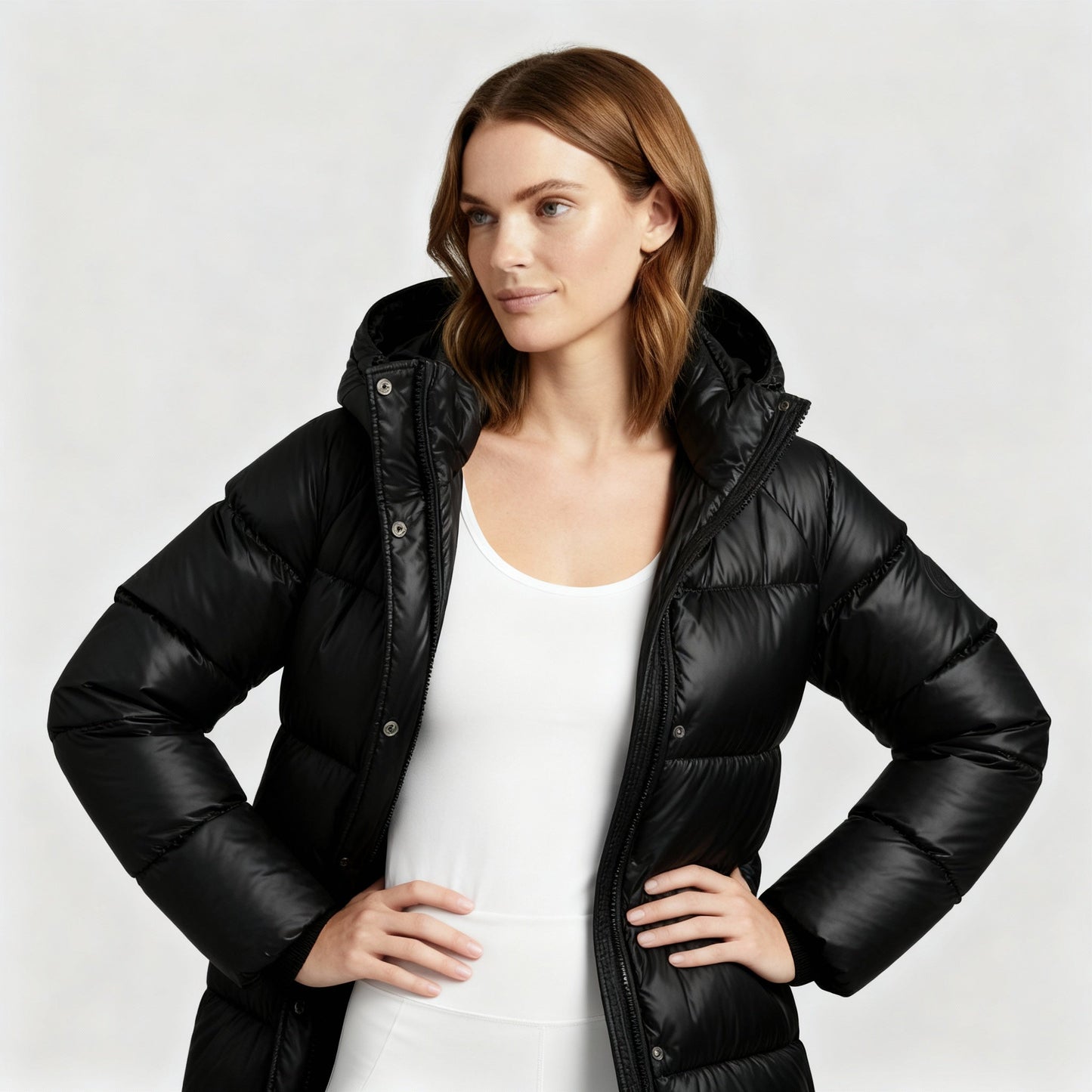 Warme Daunen Winterjacke Wasserdicht Komfort