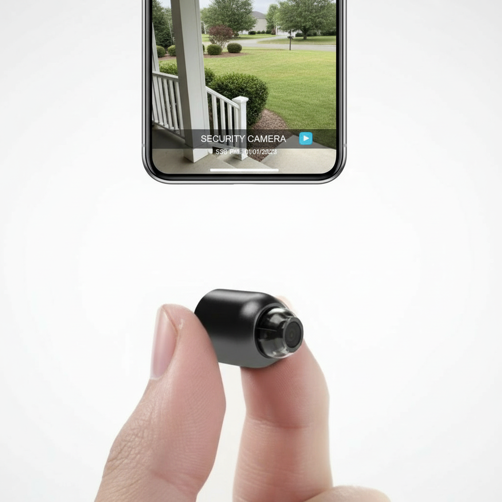 WiFi-Überwachungskamera 1080P Full HD Infrarot Nachtsicht 120° - Norvielle