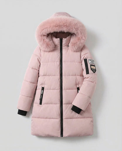 Damen Puffermantel Winddicht Warm