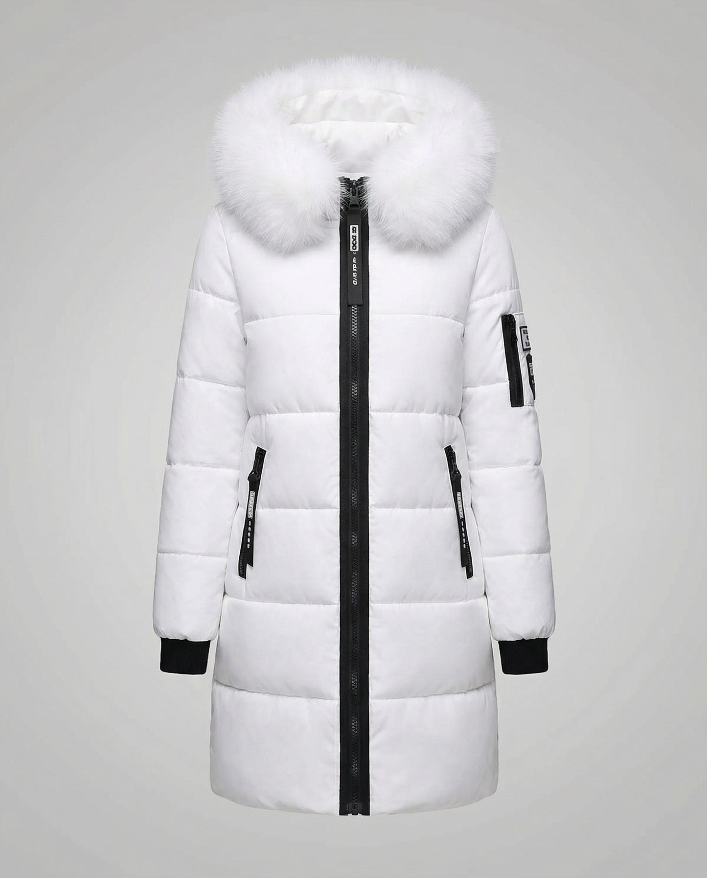 Damen Puffermantel Winddicht Warm