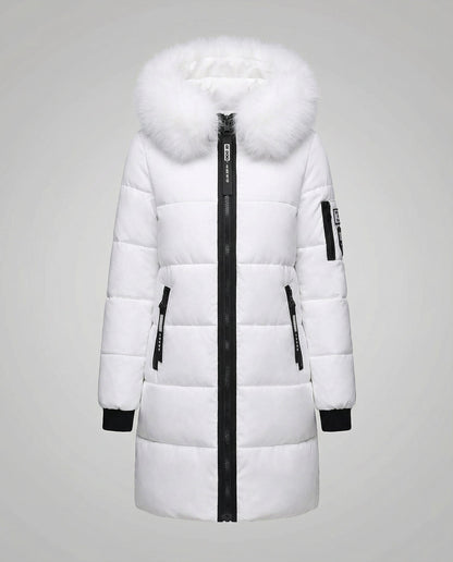 Damen Puffermantel Winddicht Warm