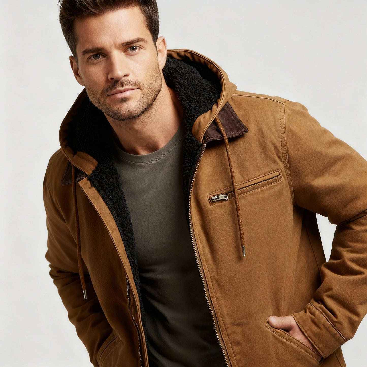 Wasserdichte Outdoor-Winterparka Damen Herren Polyester Jacke Mit