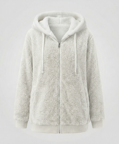 Damen Übergroße Teddyjacke