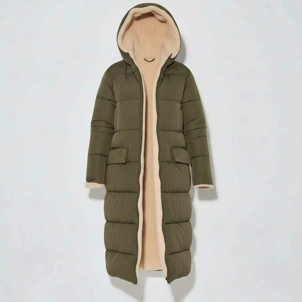 Umkehrbare Damen Winterjacke Komfort