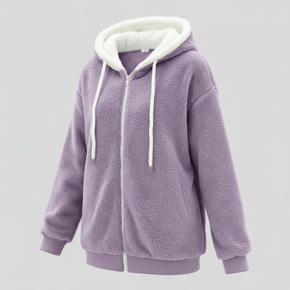 Teddy Kapuzenpullover Extra Warm Beige