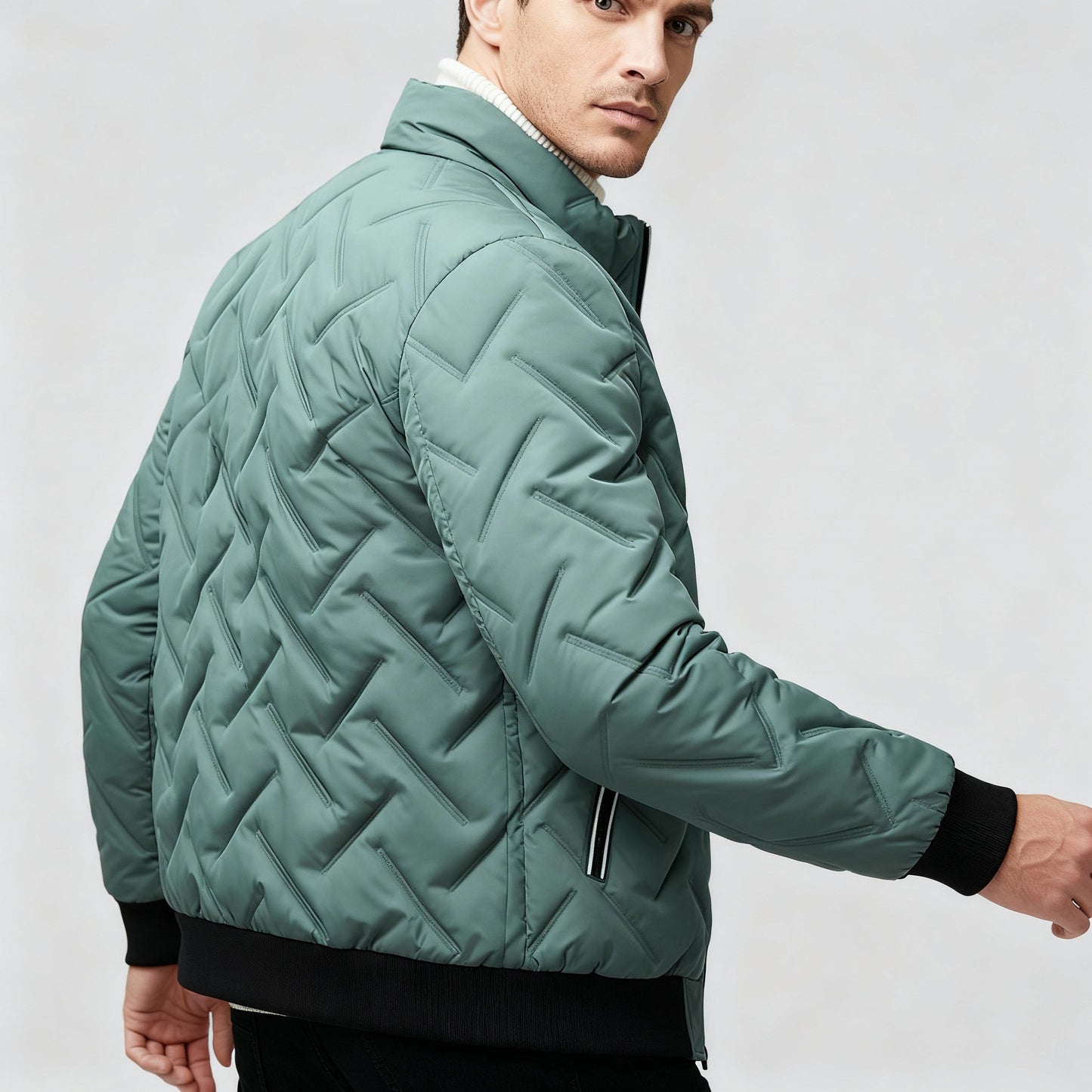Modische Damen Lederjacke