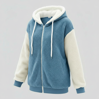 Teddy Kapuzenpullover Extra Warm Beige
