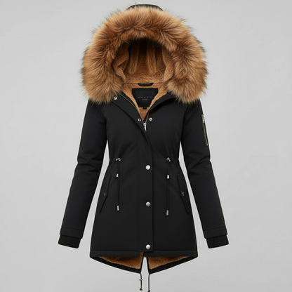 Damen Wintermantel Wärmend Eleganz Halley