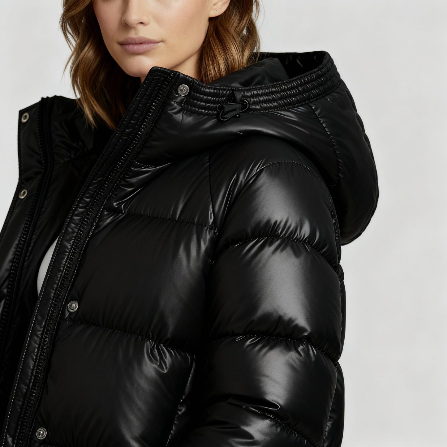 Warme Daunen Winterjacke Wasserdicht Komfort