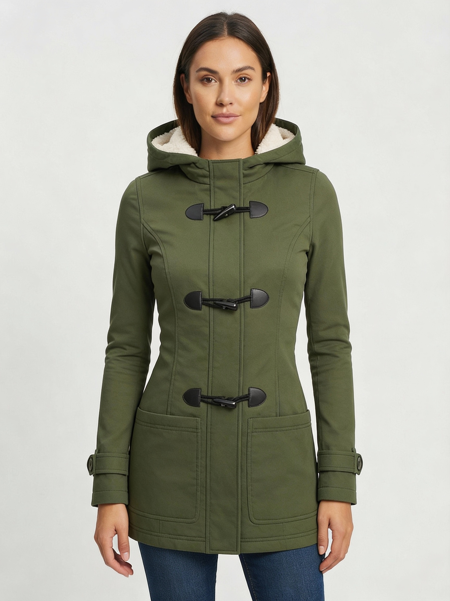 Damen Winterjacke Gefüttert Warm - Norvielle