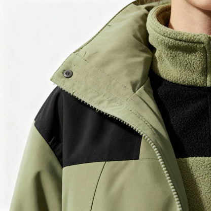 Damen 3-in-1 Fleece Winterjacke Komfort