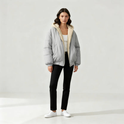 Damen Oversized Jacke Großvolumig