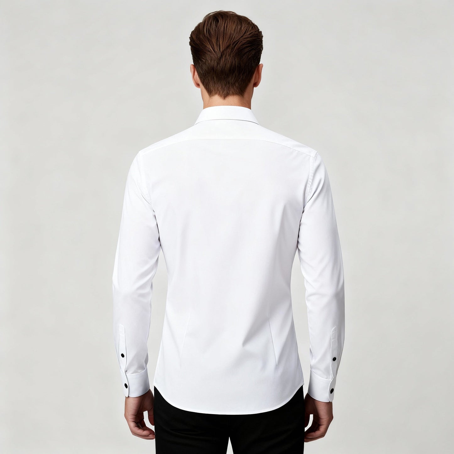 Herren Slim Fit Hemd Bügelfrei Stretch